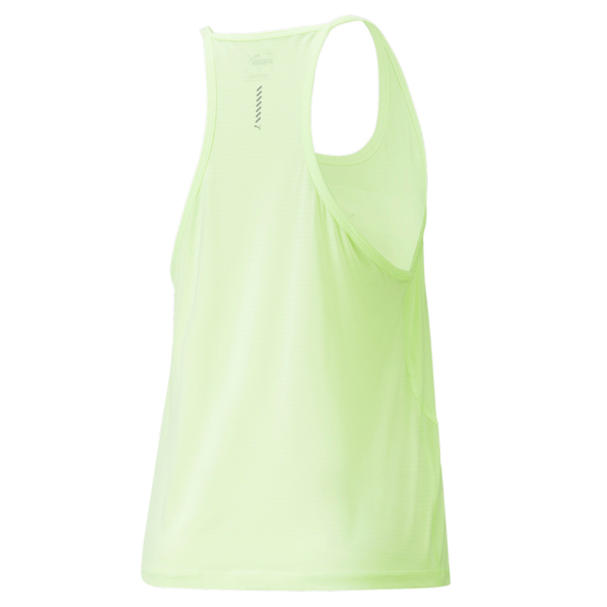 Puma run running tank top women in yellow - Back View