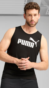 PUMA ESSENTIALS no. 1 logo tank - black