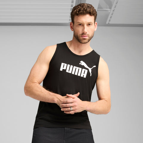 PUMA ESSENTIALS no. 1 logo tank in black