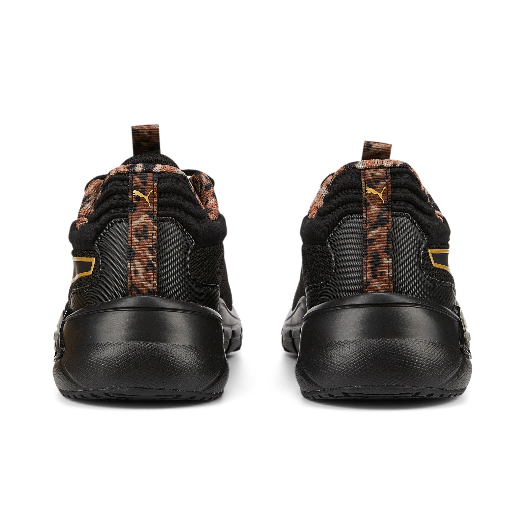 Puma lex safari glam training shoes women in black - Back View