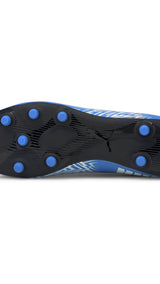 Puma football tacto fg/ag boots in blue - Side View 02