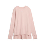 Puma modest oversized tee in rose quartz - Front View