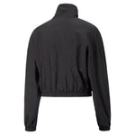 Puma dare to woven track jacket women in black - Back View