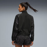 PUMA league training jacket relaxed women in black — model shot 2