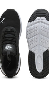 Puma amplifier sneakers in black and white - Side View 02