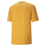 Puma downtown logo men's tee in yellow - Back View