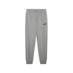 Puma essentials no. 1 logo sweatpants in black - Front View