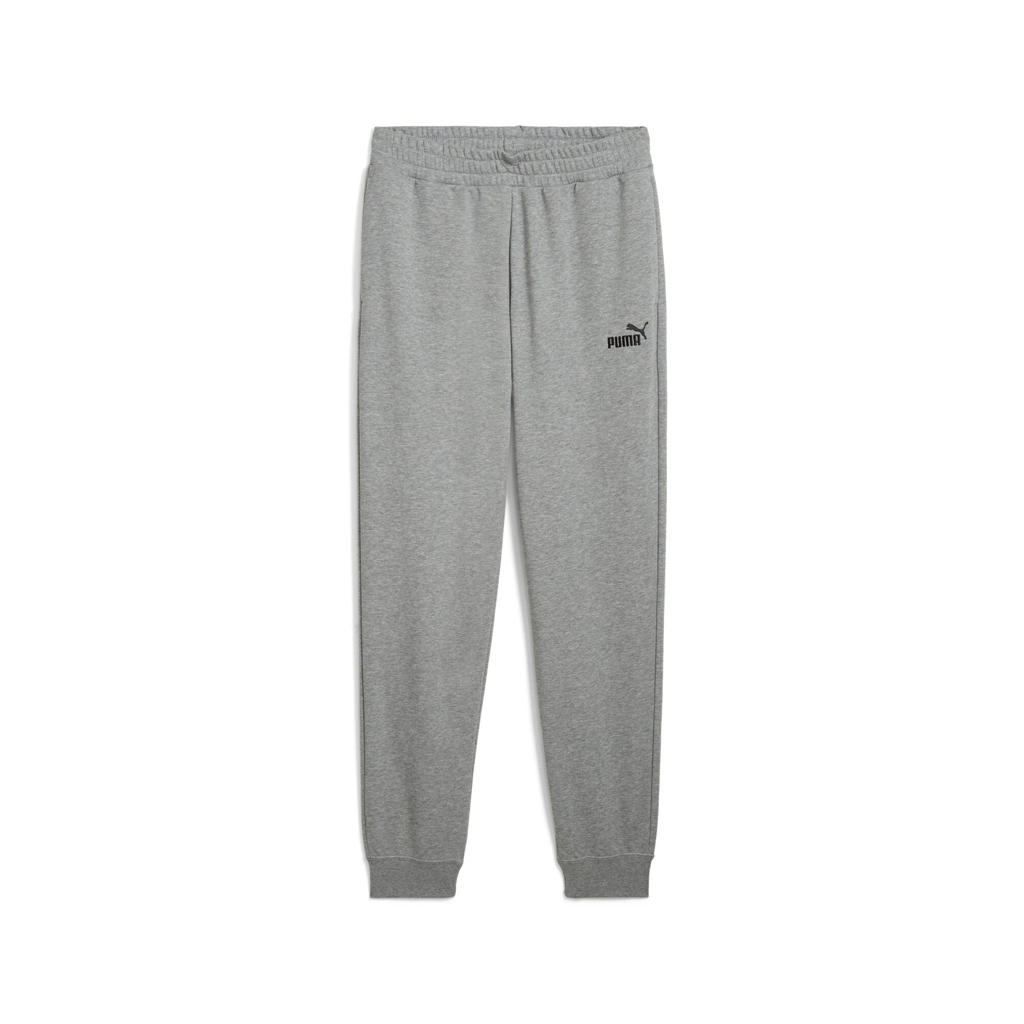 Puma essentials no. 1 logo sweatpants in black - Front View