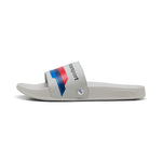 Puma BMW M motorsport logo leadcat 2.0 slides in cool light gray - Side View 02