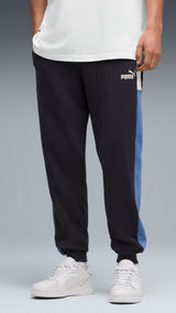 PUMA ESSENTIALS block sweatpants - new navy