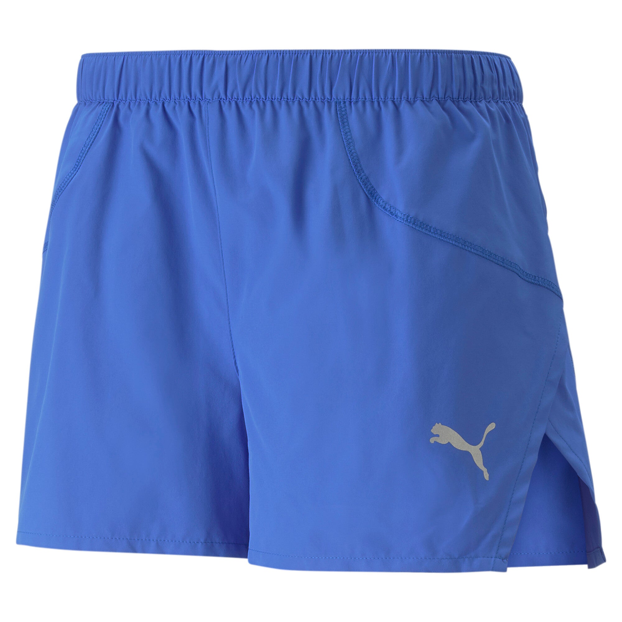 Puma running run ultraweave 3" shorts in black - Front View
