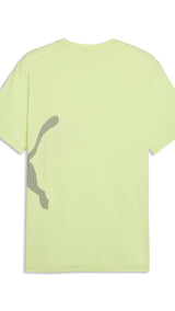PUMA train all day big logo tee men in apple spritz — back view