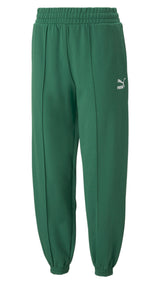 Puma classics sweatpants in green - Front View