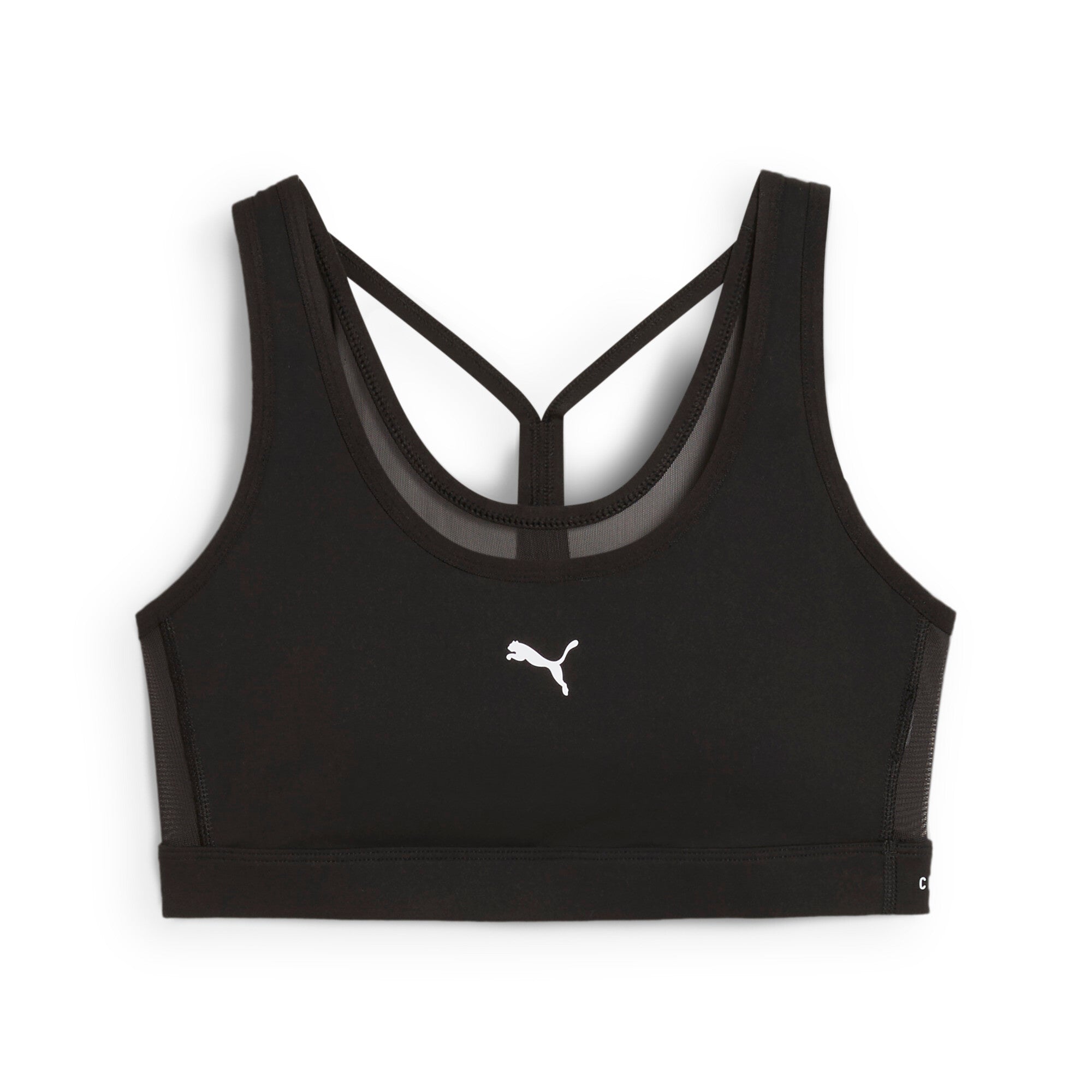 Puma 4keeps CLOUDSPUN bra in black - Front View