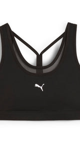 Puma 4keeps CLOUDSPUN bra in black - Front View