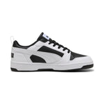 Puma rebound v6 low sneakers in black and white - Side View 03