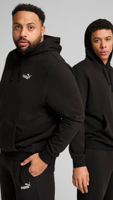PUMA essentials small no. 1 logo hoodie men in black
