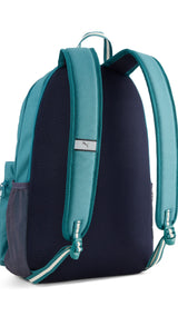 PUMA phase 22L class backpack in emerald ice — back view