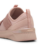 Puma SOFTRIDE harli slip transformative colour running shoes in rose quartz and cool mid gray - Back View