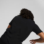 Puma bmw m motorsport essentials logo tee men in black - Model Shot 03