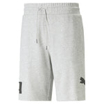 Puma power shorts men in gray - Front View