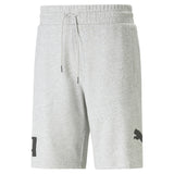 Puma power shorts men in gray - Front View