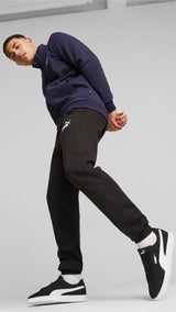 Puma smash 3.0 buck sneakers in black - Model Shot 02
