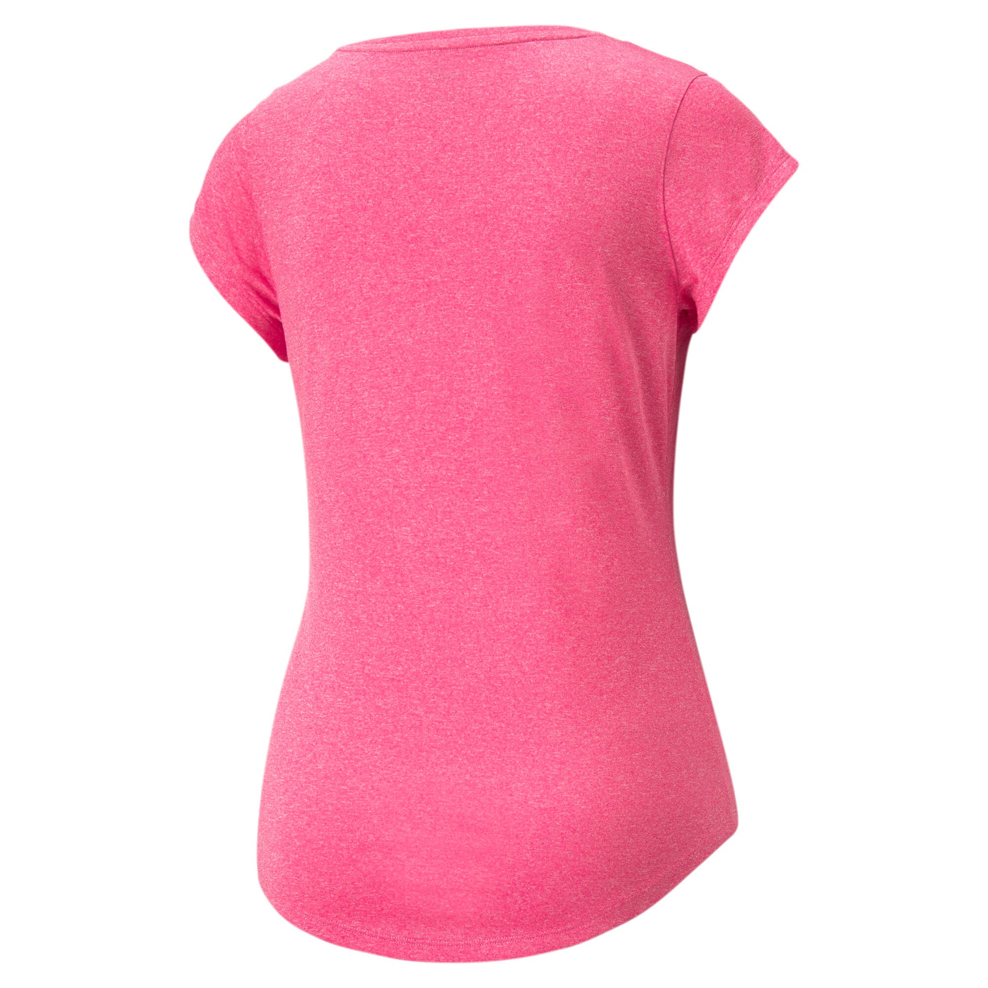 Puma training favourite heather cat tee in purple - Back View