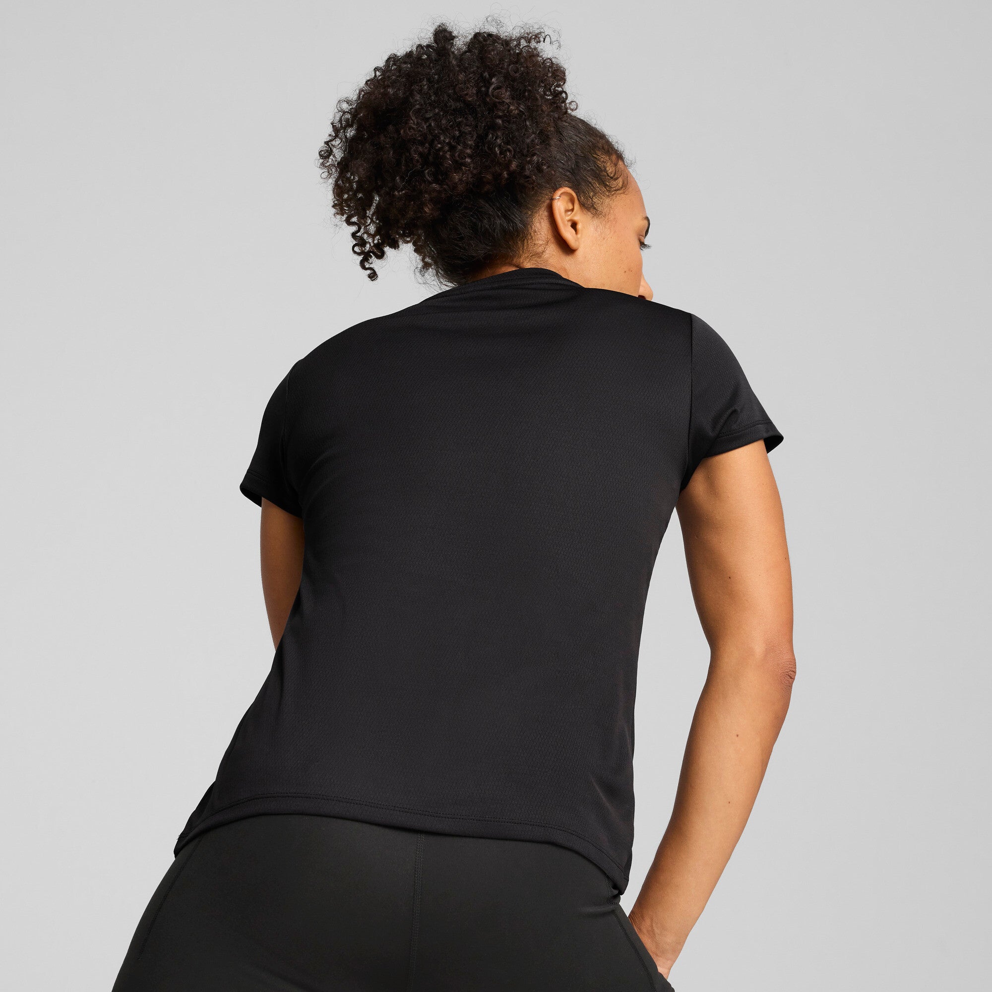 Puma graphics puma training tee in black - Model Shot 02