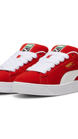 PUMA Suede XL sneakers in alpine snow - for all time red