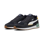 Puma graviton trainers in black - Front View