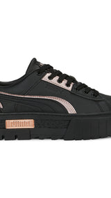Puma mayze ut metallic sneakers in white - Side View 01