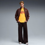 PUMA AC milan ftblculture tee men in yellow and red — model shot 3