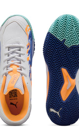 Puma tennis nova smash padel shoes in white - Side View 02