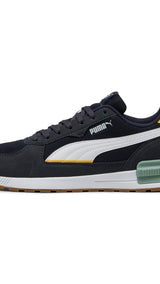 Puma graviton trainers in black - Side View 01