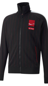 Puma X coca-cola T7 jacket in black - Front View