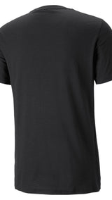 Puma training performance slogan cat tee in black - Back View