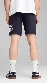 Puma essentials big no. 1 logo 10" shorts in new navy - Model Shot 02