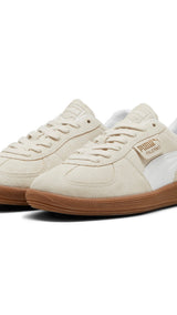 PUMA Palermo sneakers in archive green - alpine snow