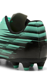 PUMA ATTACANTO II fg/ag football boots men in green and black — back view