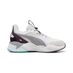 Puma Mercedes-AMG Petronas F1® RS-X textile sneakers in white and midnight plum - Side View 03