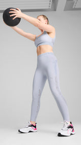 Puma lace high-waisted 7/8 tights in cool weather - Model Shot 03