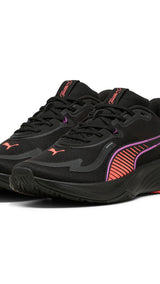 Puma PWR hybrid training shoes in black - Front View