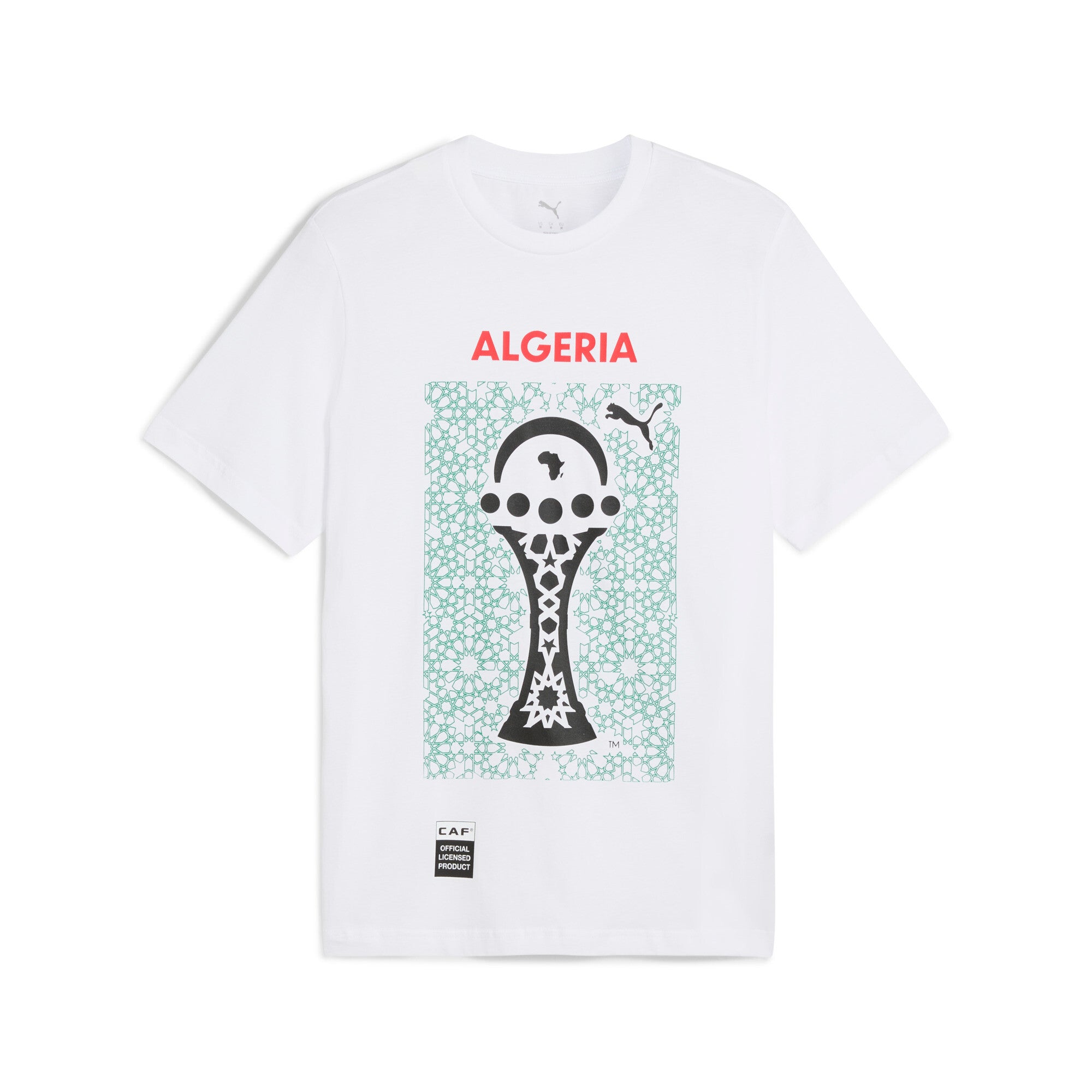 PUMA TotalEnergies CAF Africa Cup of Nations 2025 country tee in white - Front View