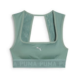 Puma move lace bra in green moon - Front View