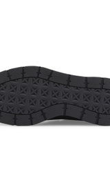 Puma mayze stack suede sneakers in black - Side View 02