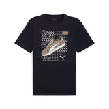 PUMA GRAPHICS sneaker tee - new navy