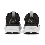 Puma wired run in motion sneakers in black - Back View