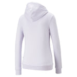Puma essentials+ novashine french terry hoodie women in purple - Back View