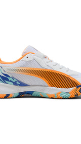 Puma nova court padel shoes in white - Side View 03